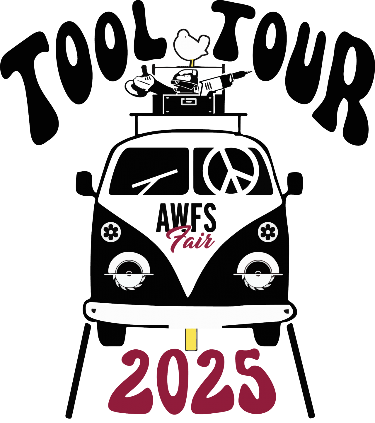 Tool Tour 2025 Logo Unveiling A Woodstock Experience at AWFS®Fair